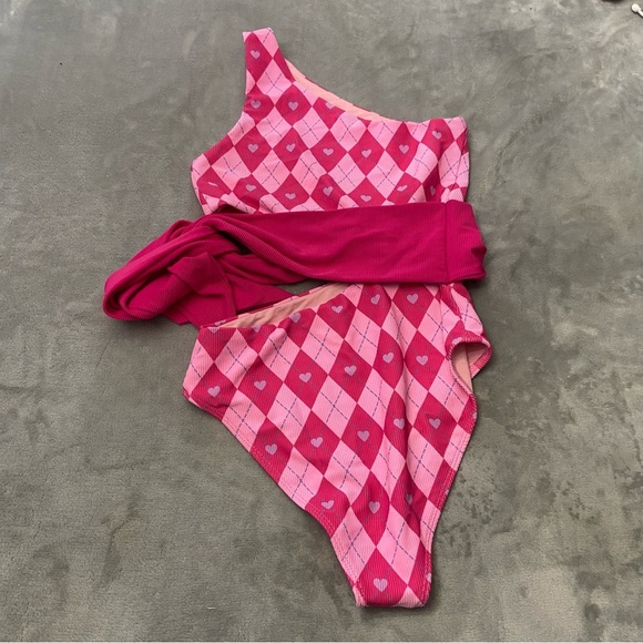 New! Beach Riot Carlie One Piece Cross My Heart one piece swimsuit 24259 - Picture 6 of 12